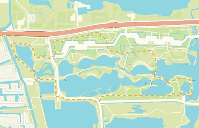 Hondenuitlaatroute